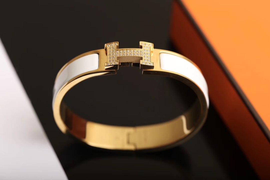 [Garvey ]H BRACELET GOLD DIAMOND