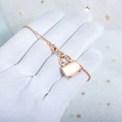 [Garvey]AMULETTE PEDANT ROSE GOLD NECKLACE