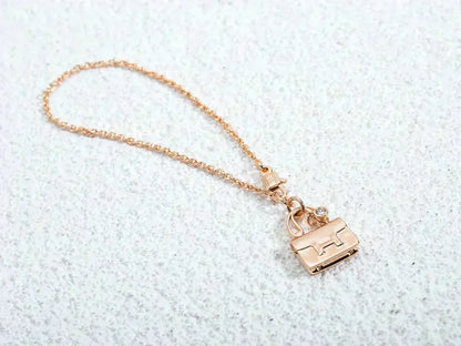 [Garvey ]AMULETTE PEDANT ROSE GOLD NECKLACE
