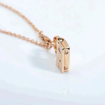 [Garvey]AMULETTE PEDANT ROSE GOLD NECKLACE