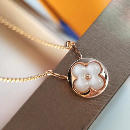 [Garvey ]SUN MOP GOLD 1 DIAMOND NECKLACE