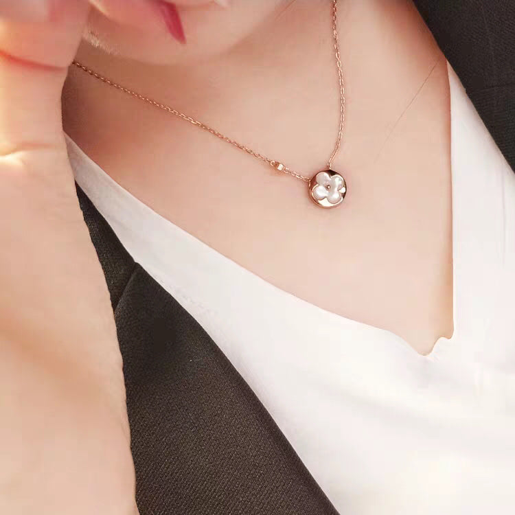 [Garvey]SUN MOP GOLD 1 DIAMOND NECKLACE