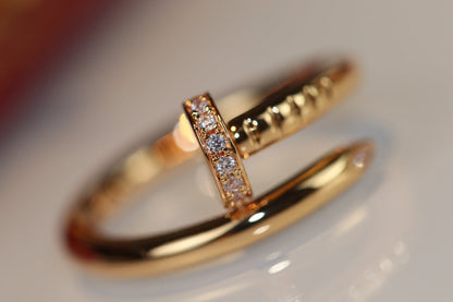 [Garvey ]JUSTE RING 2.65MM GOLD DIAMOND
