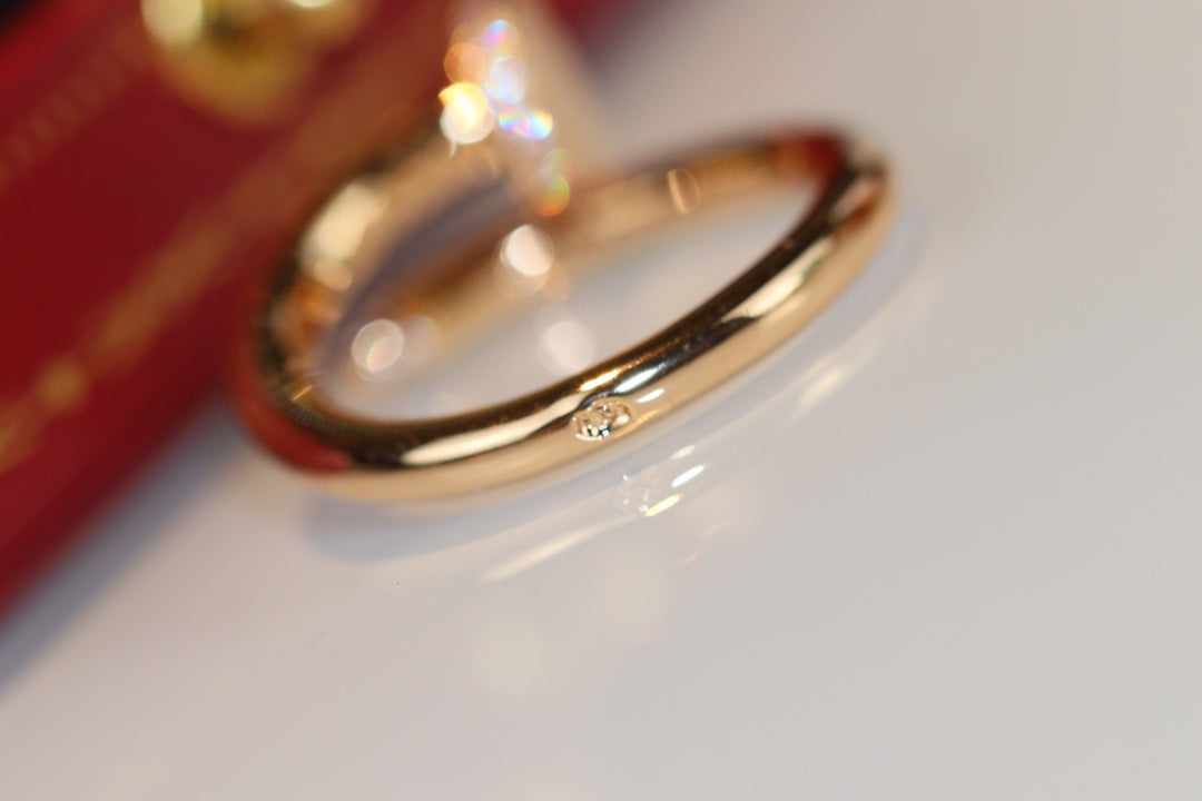 [Garvey ]JUSTE RING 2.65MM GOLD DIAMOND