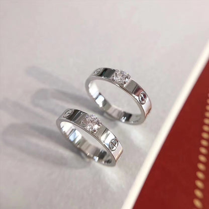[Garvey ]LOVE RING 3.6MM 1 BIG DIAMOND
