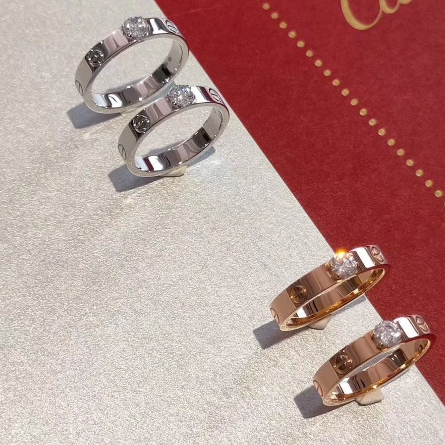 [Garvey ]LOVE RING 3.6MM 1 BIG DIAMOND