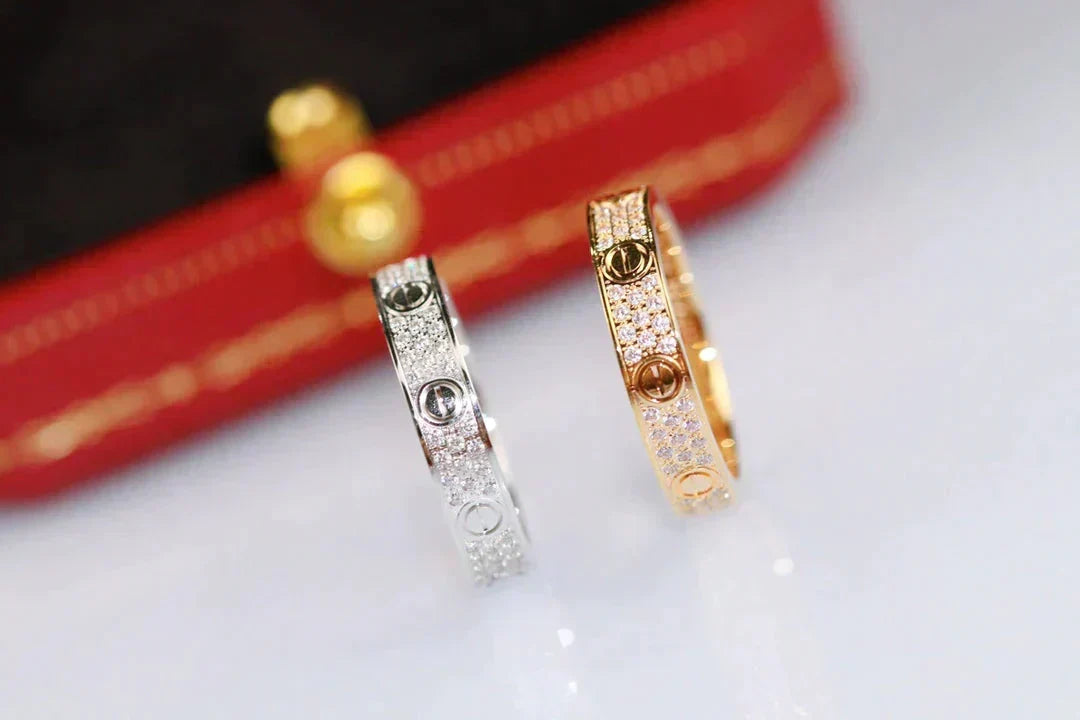 [Garvey ]LOVE RING 3.6MM DIAMOND PAVED