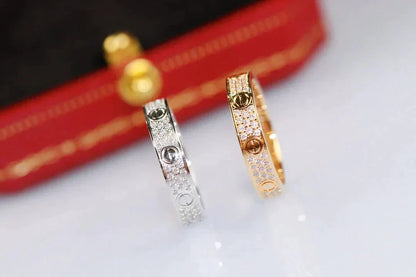 [Garvey ]LOVE RING 3.6MM DIAMOND PAVED