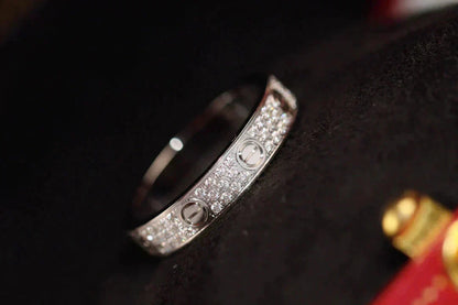 [Garvey ]LOVE RING 3.6MM DIAMOND PAVED