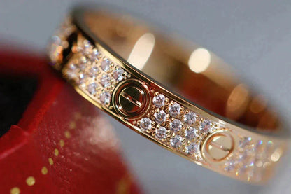 [Garvey ]LOVE RING 3.6MM DIAMOND PAVED