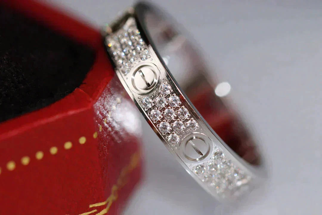 [Garvey ]LOVE RING 3.6MM DIAMOND PAVED