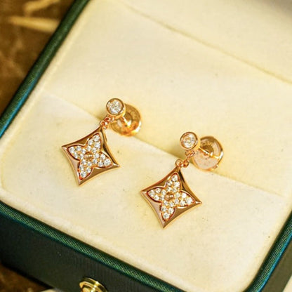 [Garvey ]STAR DIAMONDS EARRINGS GOLD