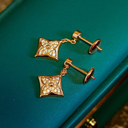 [Garvey ]STAR DIAMONDS EARRINGS GOLD