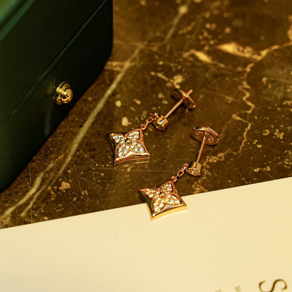 [Garvey]STAR DIAMONDS EARRINGS GOLD