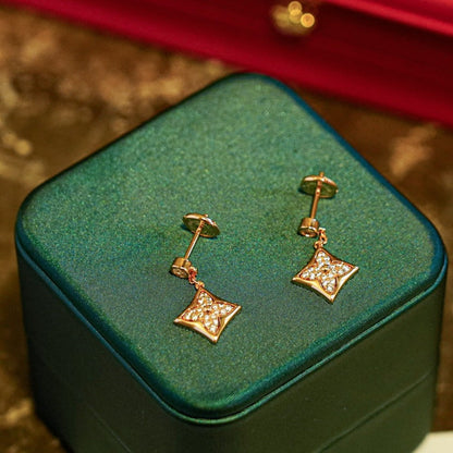 [Garvey ]STAR DIAMONDS EARRINGS GOLD