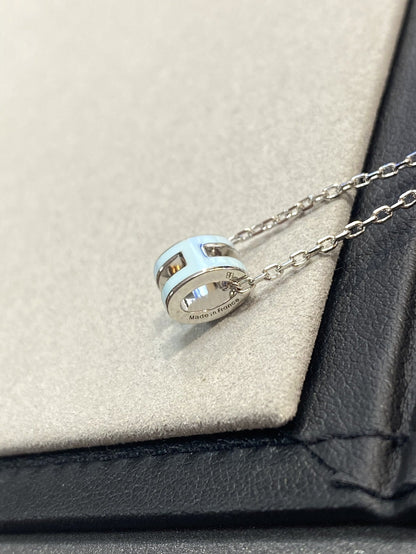 [Garvey ]POP H LIGHT BLUE NECKLACE