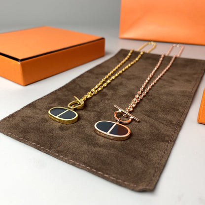 [Garvey ]CHAINE VERSO BLACK CERAMIC NECKLACE
