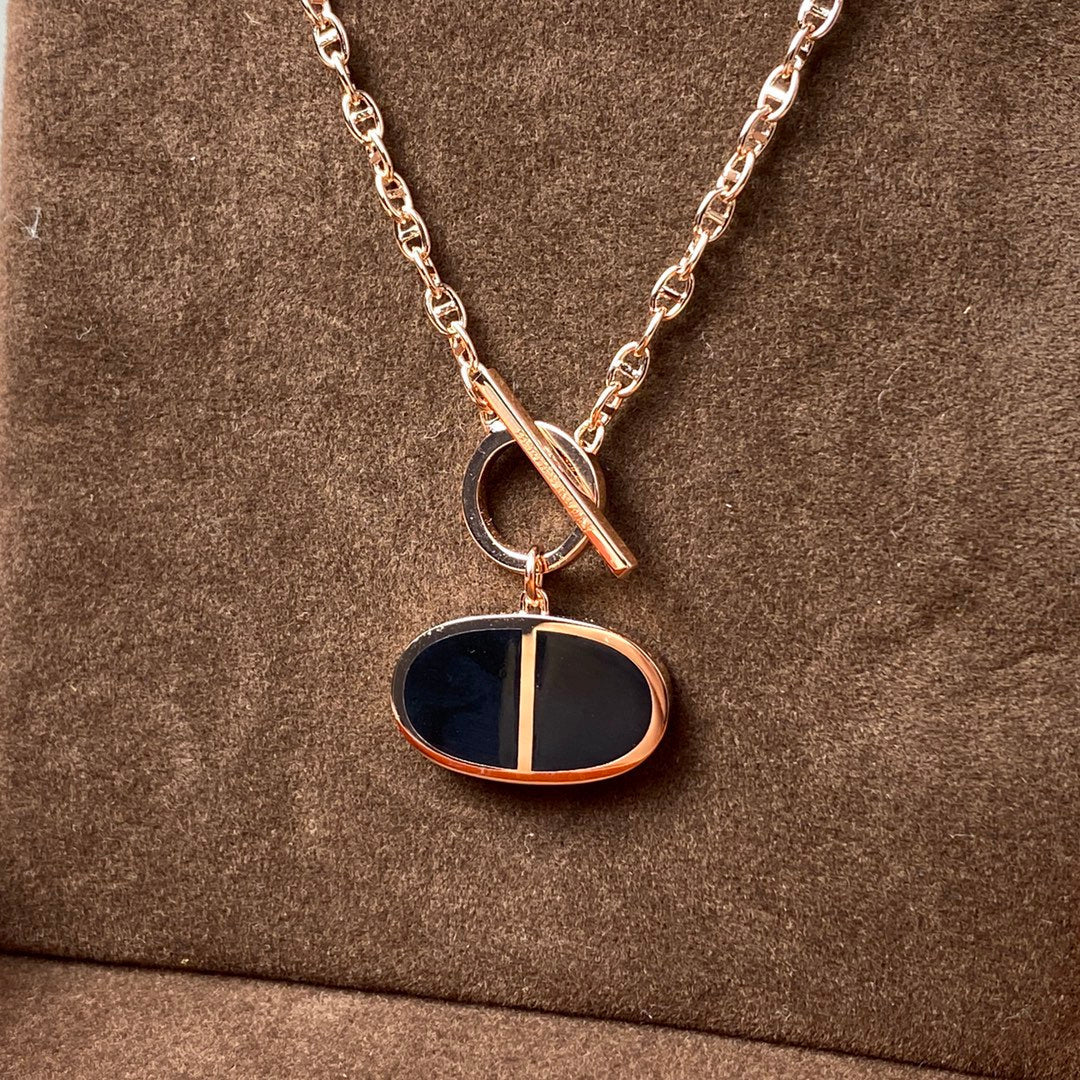 [Garvey ]CHAINE VERSO BLACK CERAMIC NECKLACE