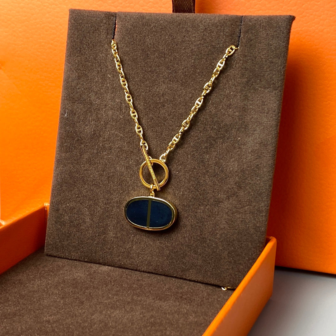 [Garvey]CHAINE VERSO BLACK CERAMIC NECKLACE