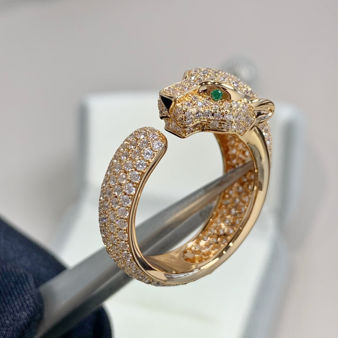 [Garvey ]PANTHERE PINK GOLD DIAMOND RING