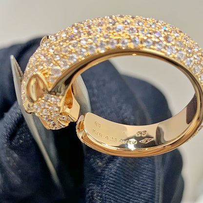 [Garvey ]PANTHERE PINK GOLD DIAMOND RING