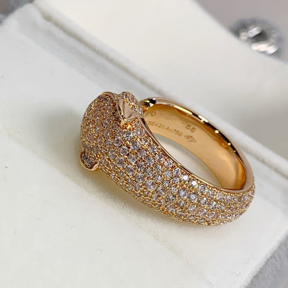 [Garvey ]PANTHERE PINK GOLD DIAMOND RING