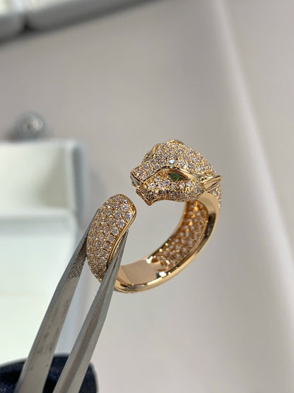 [Garvey ]PANTHERE PINK GOLD DIAMOND RING