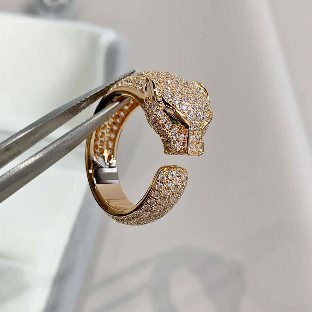 [Garvey ]PANTHERE PINK GOLD DIAMOND RING