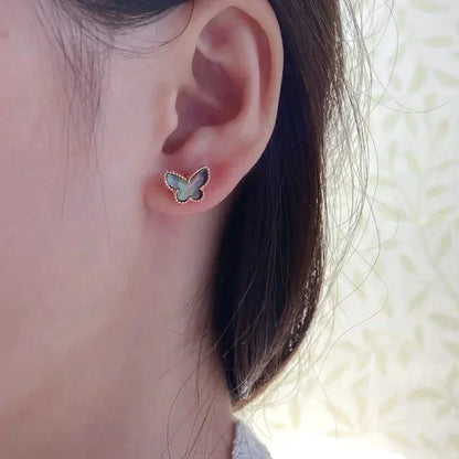 [Garvey ]BUTTERFLY DARK MOP  EARRINGS
