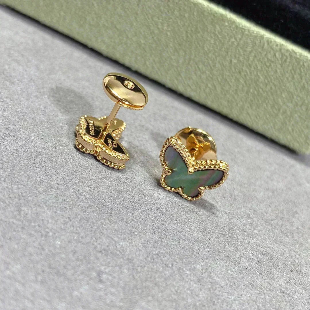 [Garvey ]BUTTERFLY DARK MOP  EARRINGS