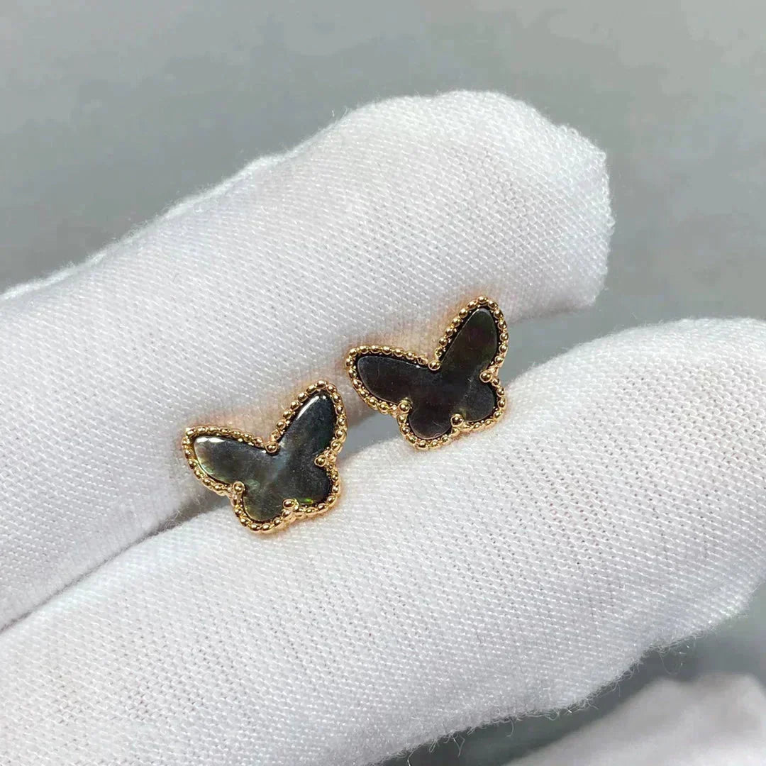 [Garvey ]BUTTERFLY DARK MOP  EARRINGS