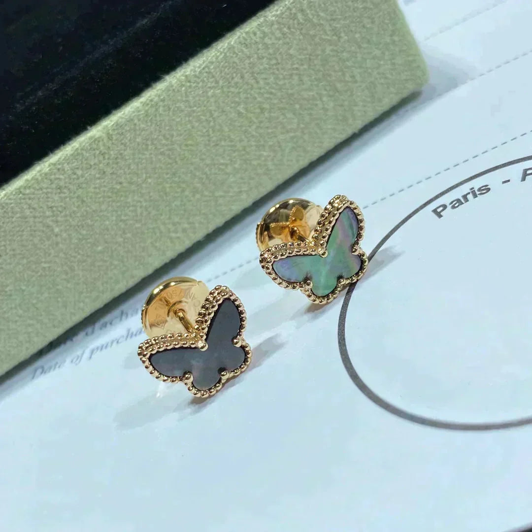 [Garvey ]BUTTERFLY DARK MOP  EARRINGS