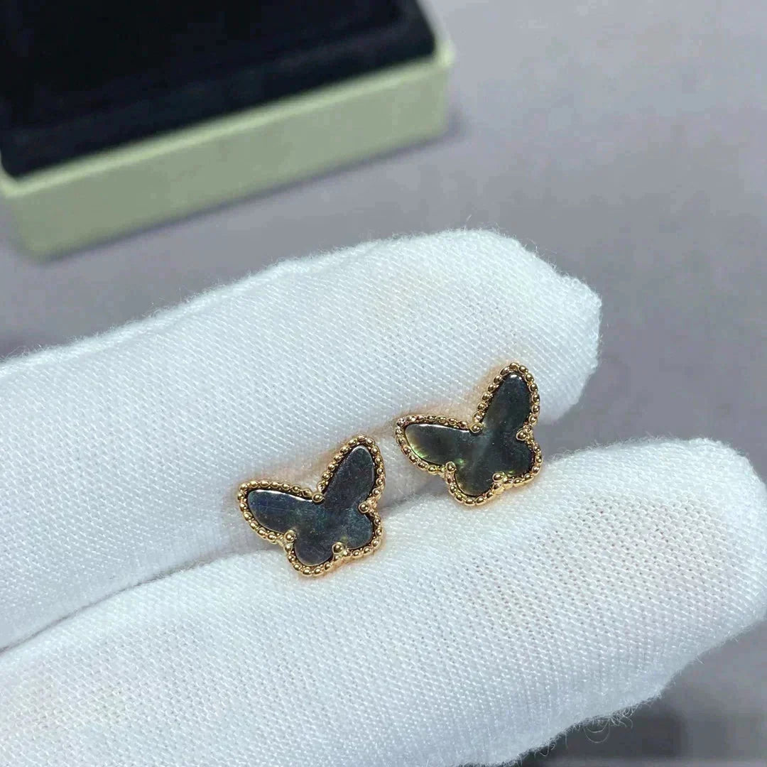 [Garvey ]BUTTERFLY DARK MOP  EARRINGS