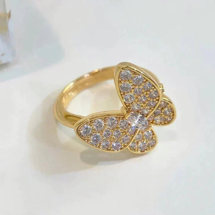 [Garvey ]BUTTERFLY DIAMOND RING