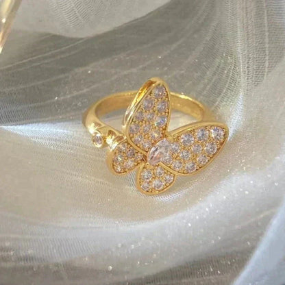 [Garvey ]BUTTERFLY DIAMOND RING