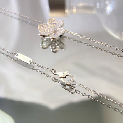 [Garvey ]FLOWER DIAMOND NECKLACE
