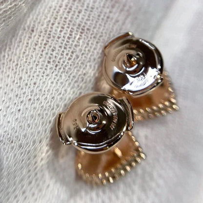 [Garvey ]HEART CARNELIAN STUD EARRINGS