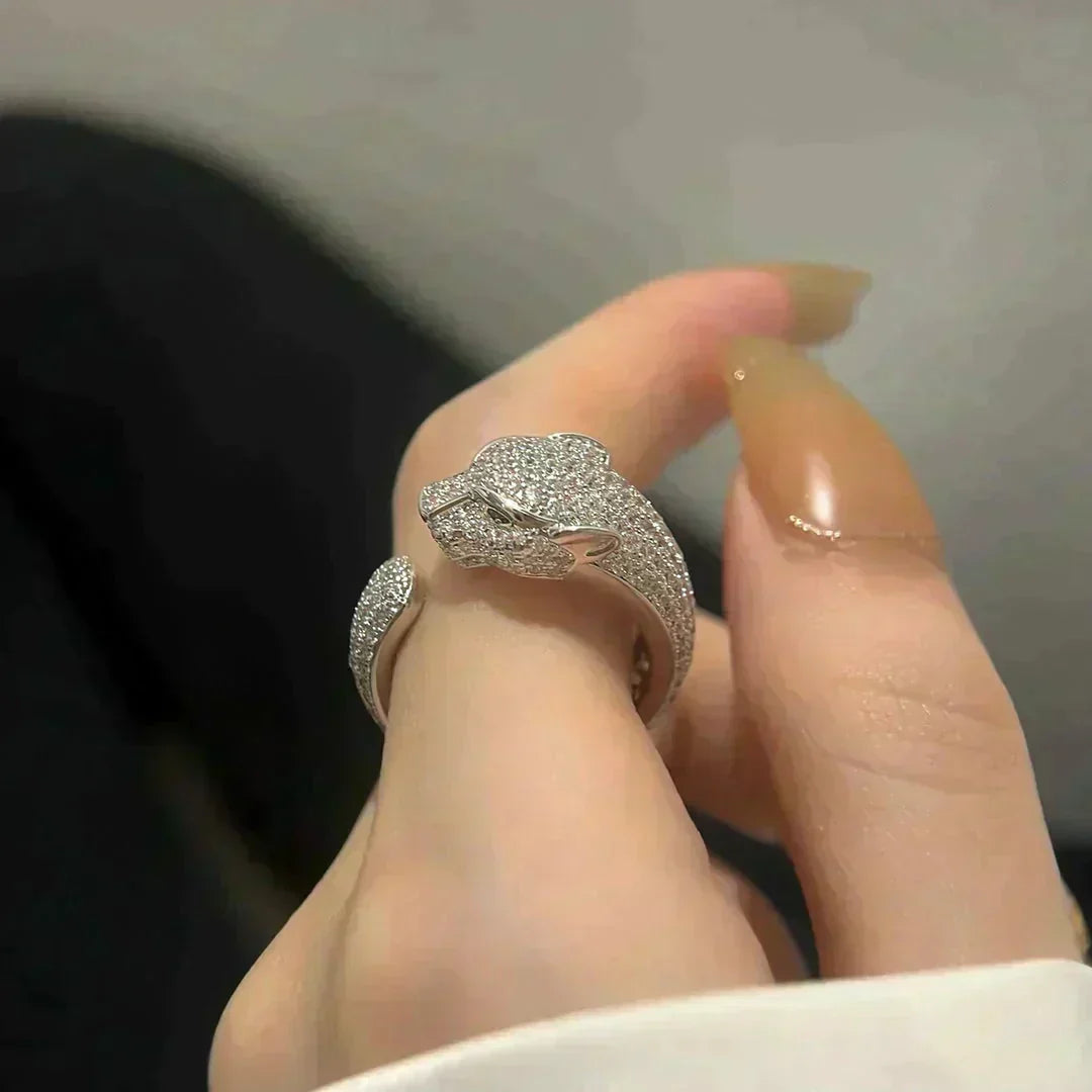 [Garvey ]PANTHERE 5.5MM ALL DIAMOND RING
