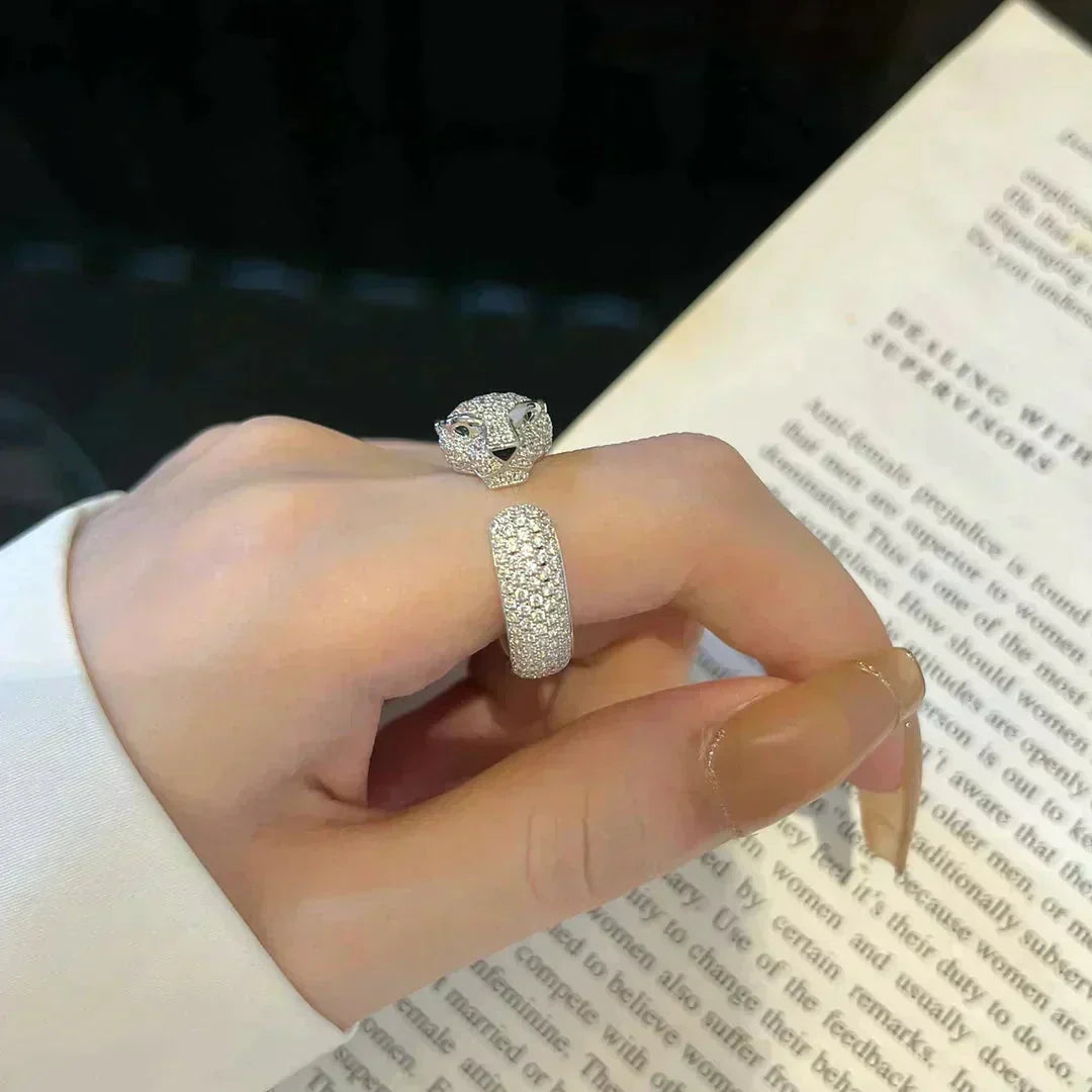 [Garvey ]PANTHERE 5.5MM ALL DIAMOND RING