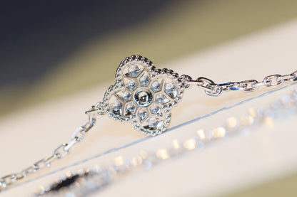 [Garvey ]CLOVER 20 MOTIFS ONYX DIAMOND SILVER