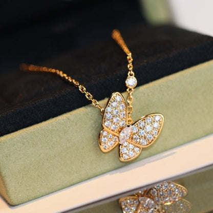 [Garvey ]BUTTERFLY DIAMOND NECKLACE