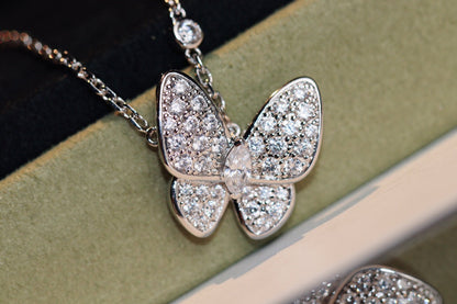 [Garvey ]BUTTERFLY DIAMOND NECKLACE