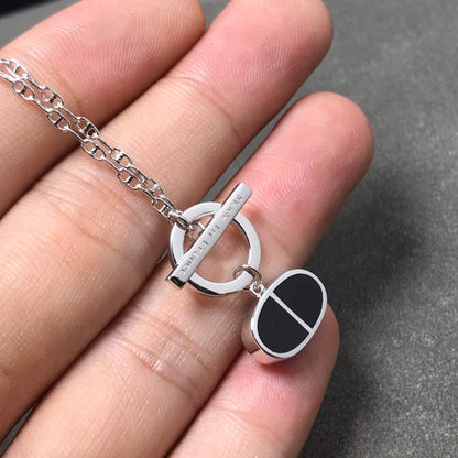 [Garvey ]CHAINE VERSO BLACK CERAMIC  NECKLACE