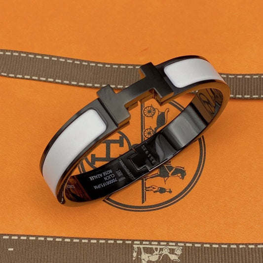 [Garvey]H BRACELET 12MM BLACK WHITE CERAMIC