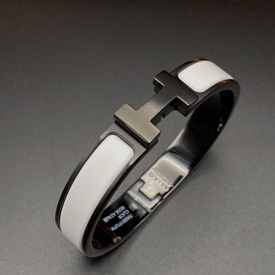 [Garvey ]H BRACELET 12MM BLACK WHITE CERAMIC