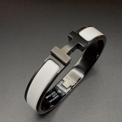 [Garvey ]H BRACELET 12MM BLACK WHITE CERAMIC