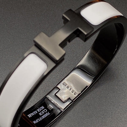 [Garvey ]H BRACELET 12MM BLACK WHITE CERAMIC