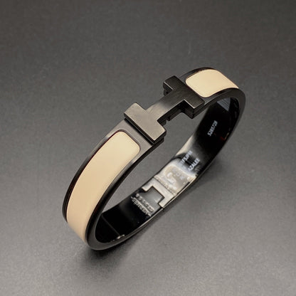 [Garvey ]H BRACELET 12MM BLACK BEIGE CERAMIC