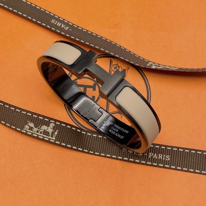 [Garvey ]H BRACELET 12MM BLACK BEIGE CERAMIC
