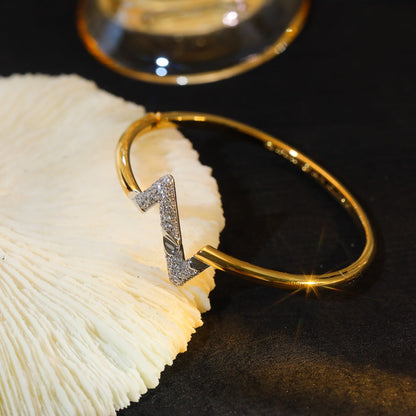 [Garvey]VOLTE UPSITE DOWN GOLD DIAMOND BRACELET